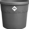 Elho bloempot Algarve antraciet D 29,2 H 24,6 cm