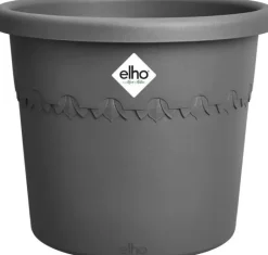 Elho bloempot Algarve antraciet D 29,2 H 24,6 cm