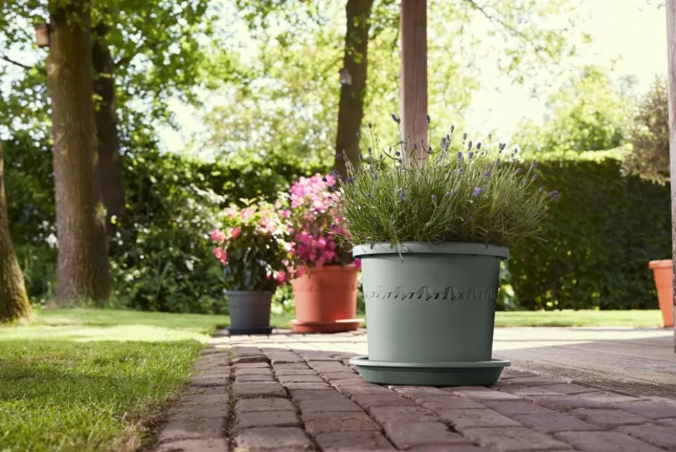 Elho bloempot Algarve groen D 29,2 H 24,6 cm