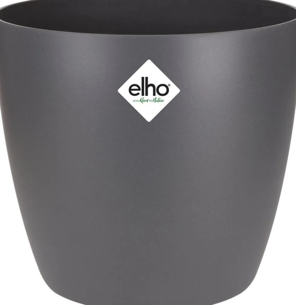 Elho bloempot Brussels antraciet D 22 H 20,6 cm