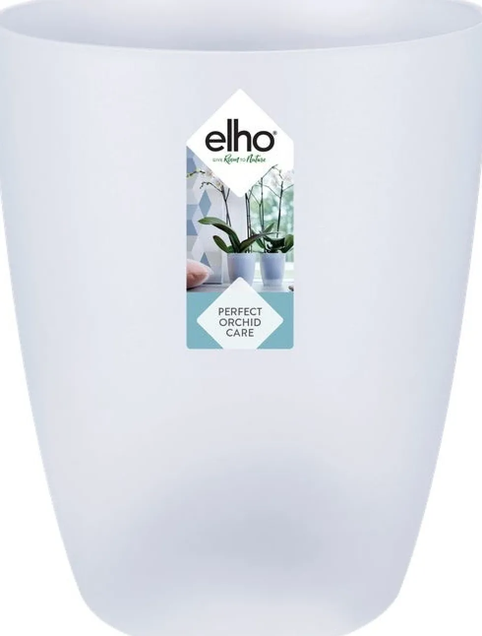 Elho bloempot Brussels orchidee transparant D 12,5 H 15,5 cm