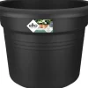 Elho bloempot Green Basics zwart D 34,3 H 26,8 cm