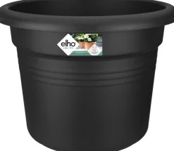 Elho bloempot Green Basics zwart D 34,3 H 26,8 cm