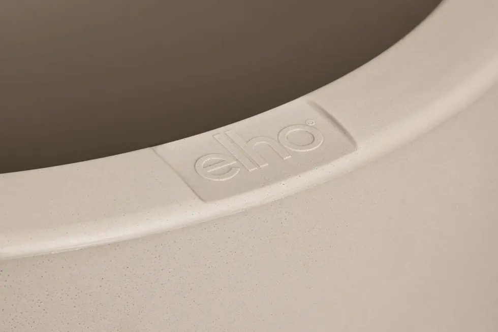 Elho bloempot June Round beige D 30 H 53 cm
