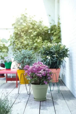 Elho bloempot Loft Urban groen D 19,3 H 17,5 cm