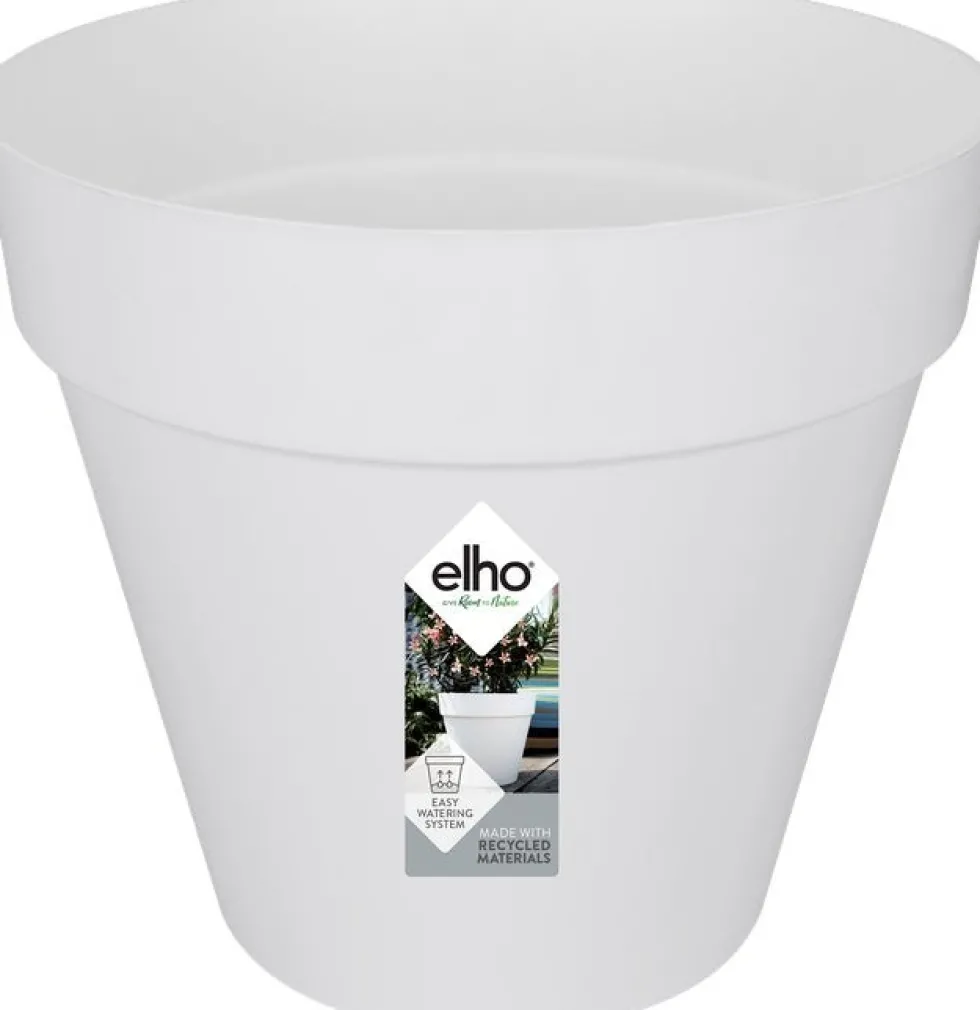 Elho bloempot Loft Urban wit D 24,5 H 22 cm