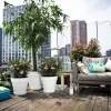 Elho bloempot Loft Urban wit D 59 H 54 cm