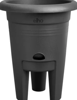 Elho bloempot op poten Green Basics zwart D 33 H 42 cm