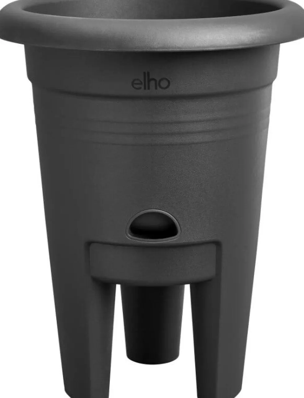Elho bloempot op poten Green Basics zwart D 33 H 42 cm