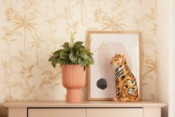 Elho bloempot op voet Vibes roze D 13,9 H 21 cm