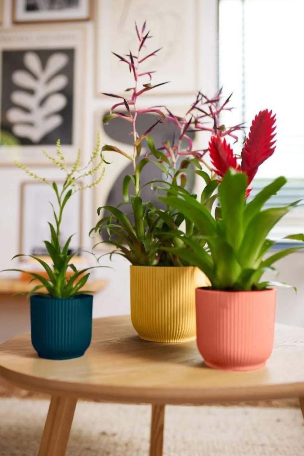 Elho bloempot Vibes roze D 14,1 H 12,9 cm