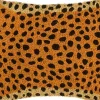 Esschert Design kokosmat jachtluipaard oranje 75 x 39 cm