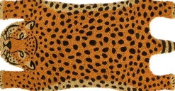 Esschert Design kokosmat jachtluipaard oranje 75 x 39 cm