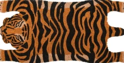 Esschert Design kokosmat tijger oranje 74,5 x 37,5 cm