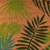 Esschert Design kokosmat tropische bladeren naturel 75 x 45 x 1,7 cm