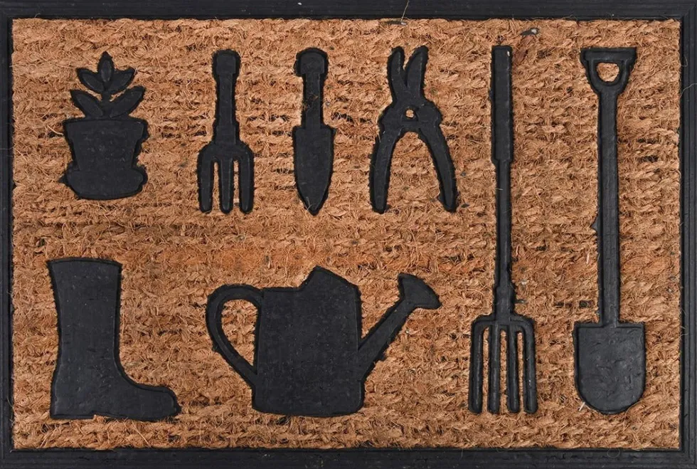 Esschert Design kokosmat tuingereedschap naturel 60,8 x 40,3 x 0,8 cm