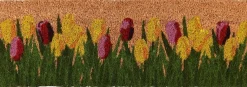 Esschert Design kokosmat tulpen naturel 75,5 x 25,5 x 2 cm