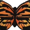 Esschert Design kokosmat vlinder oranje 60 x 40 cm