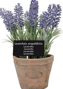 Esschert Design kunstplant lavendel paars H 17,5 cm