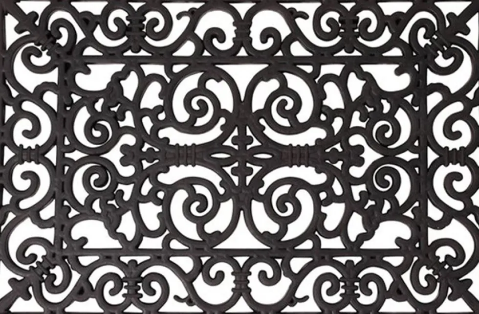 Esschert Design rubber mat Rechthoekig zwart 60 x 40 cm