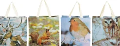 Esschert Design shopper Lennox roodborst 39 x 14 x 38,8 cm