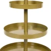 Etagère goud D 25 H 30 cm