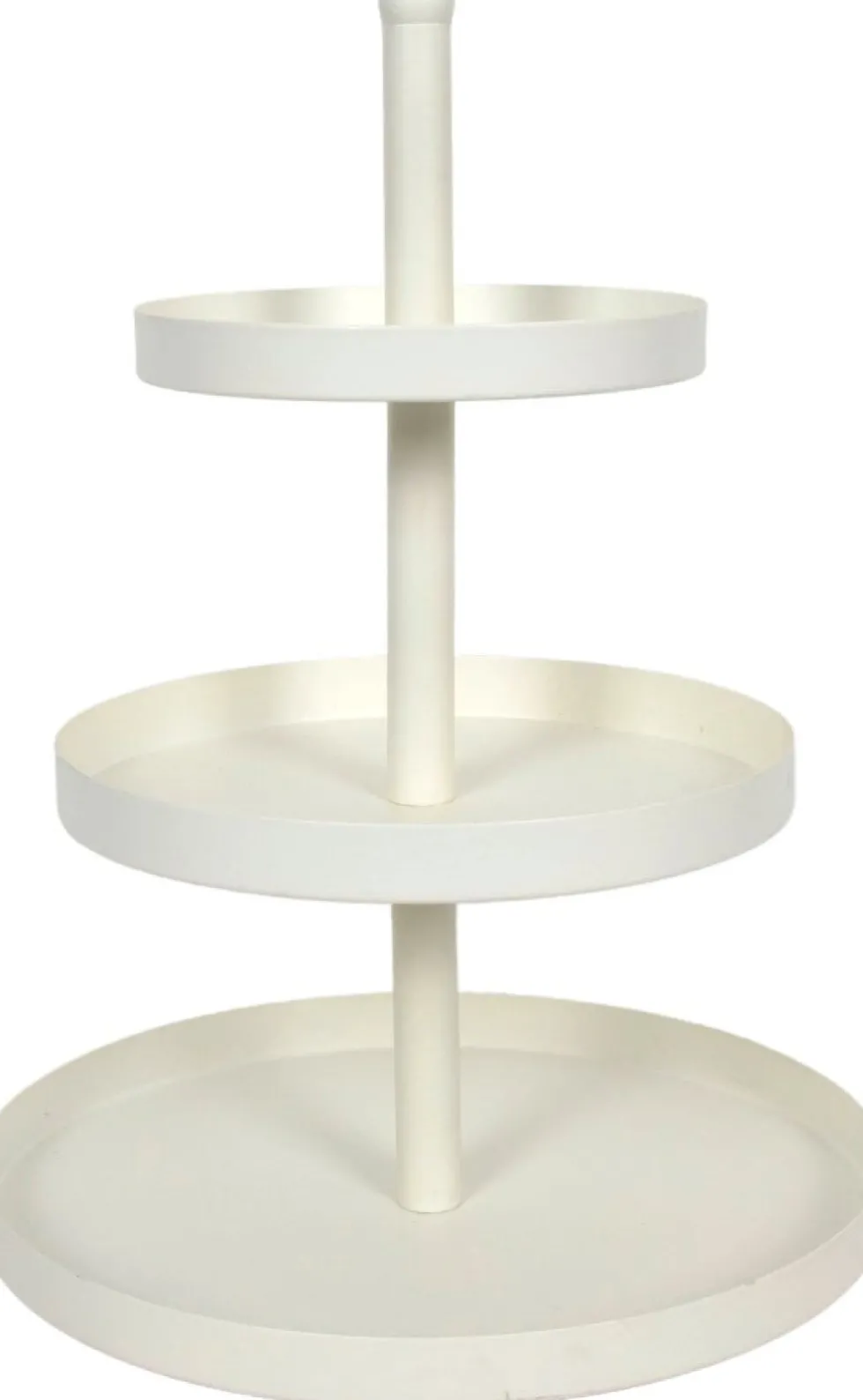 Etagère 3-laags wit D 25 H 35 cm