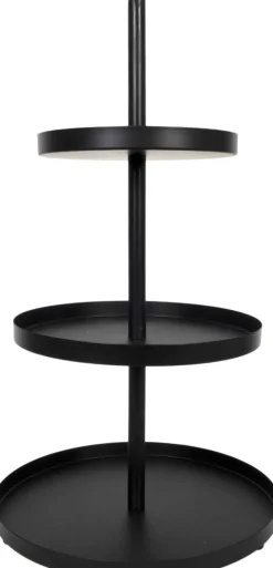 Etagère 3-laags zwart D 30 H 55 cm