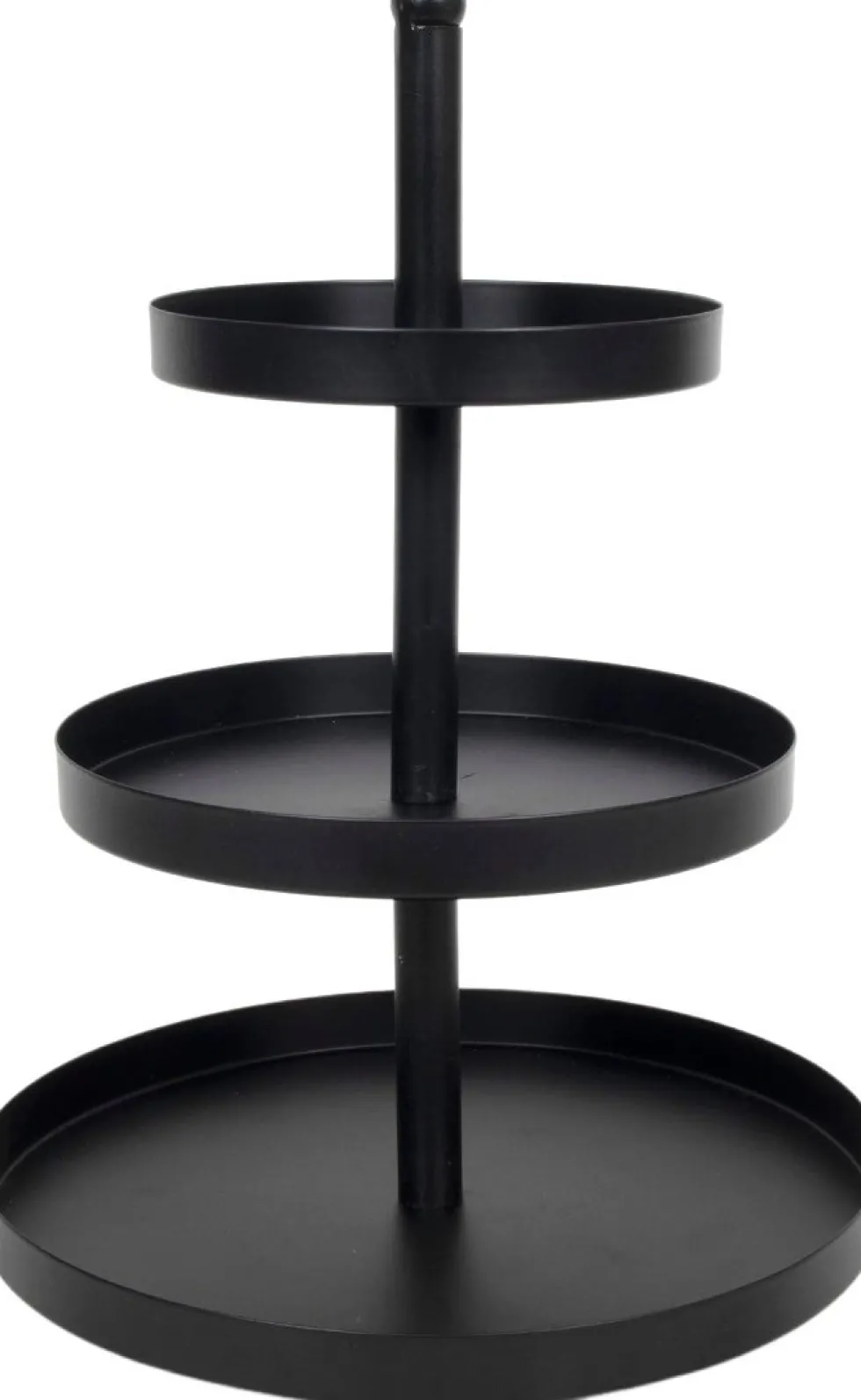 Etagère 3-laags zwart D 25 H 35 cm