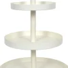 Etagère wit D 30 H 55 cm