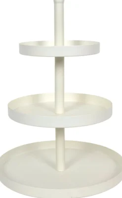 Etagère wit D 30 H 55 cm