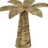 Everlands beeld Palmboom naturel D 35 H 35 cm