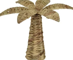 Everlands beeld Palmboom naturel D 35 H 23 cm