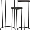 Everydays by Intratuin bijzettafel Quinty zwart D 32 H 70 cm