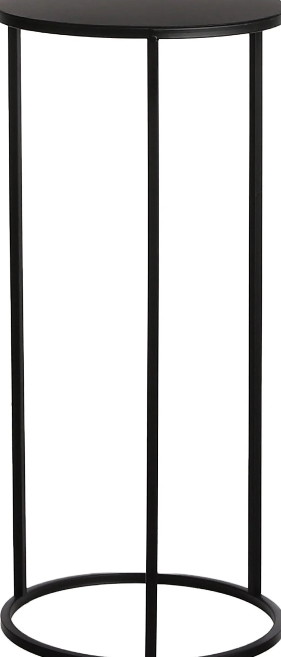 Everydays by Intratuin bijzettafel Quinty zwart D 32 H 70 cm