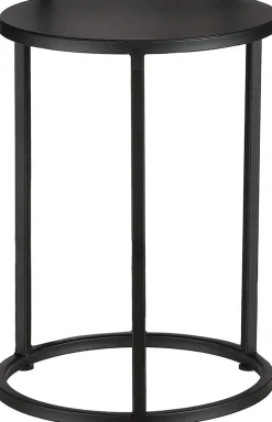 Everydays by Intratuin bijzettafel Quinty zwart D 27 H 40 cm