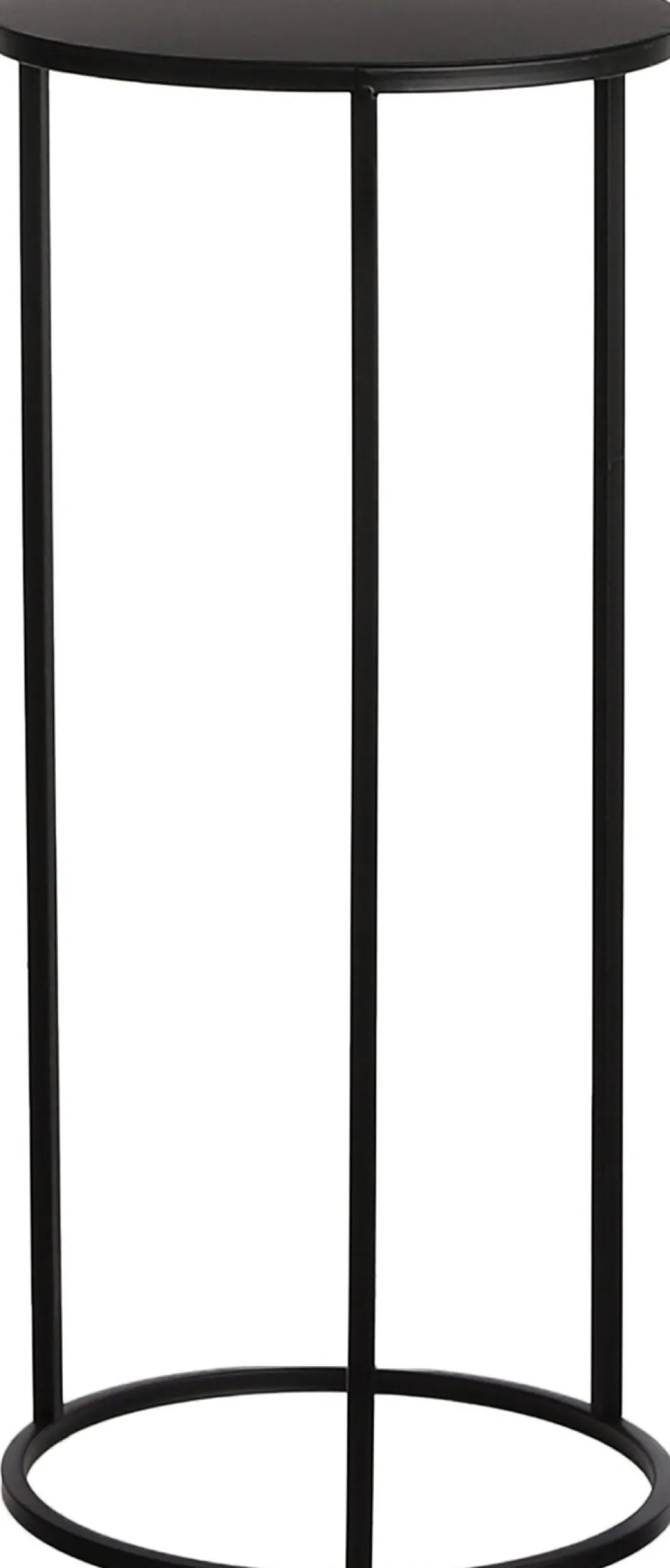 Everydays by Intratuin bijzettafel Quinty zwart D 27 H 60 cm