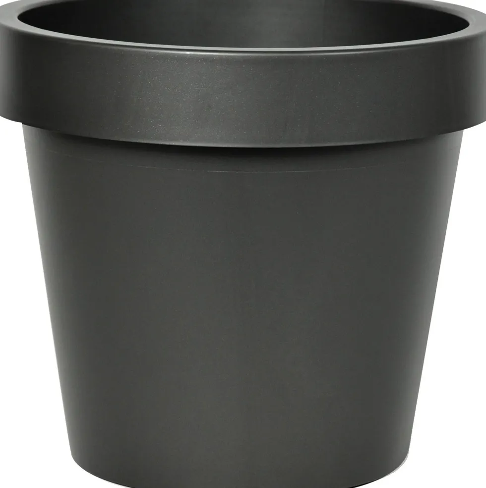 Everydays by Intratuin bloempot Freek antraciet D 50 H 44 cm