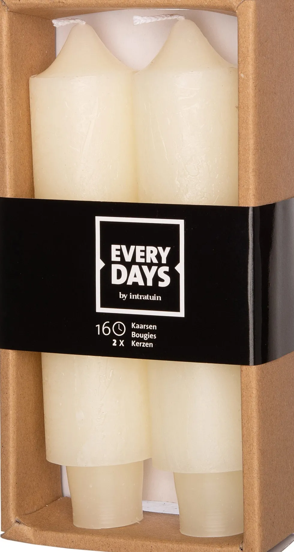 Everydays by Intratuin dinerkaars Rustiek crème 16 uur 2 stuks