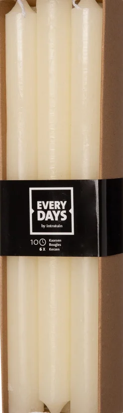 Everydays by Intratuin dinerkaars Rustiek crème 10 uur 6 stuks
