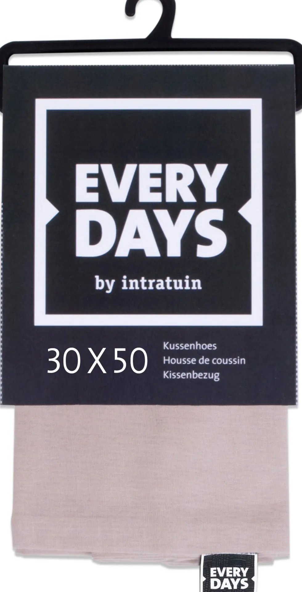 Everydays by Intratuin kussenhoes Katoen beige 50 x 30 cm