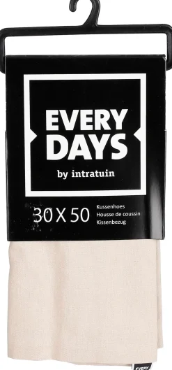 Everydays by Intratuin kussenhoes Katoen crème 50 x 30 cm
