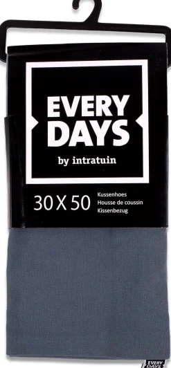 Everydays by Intratuin kussenhoes Katoen donker blauw 50 x 30 cm