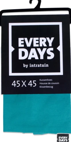 Everydays by Intratuin kussenhoes Katoen groen 45 x 45 cm