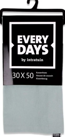 Everydays by Intratuin kussenhoes Katoen grijs 30 x 50 cm