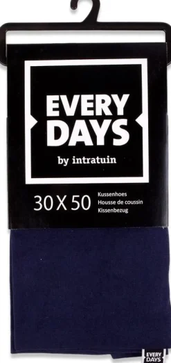 Everydays by Intratuin kussenhoes Katoen blauw 30 x 50 cm
