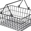 Excellent Houseware draadmand Soof zwart 29 x 23 x 14 cm
