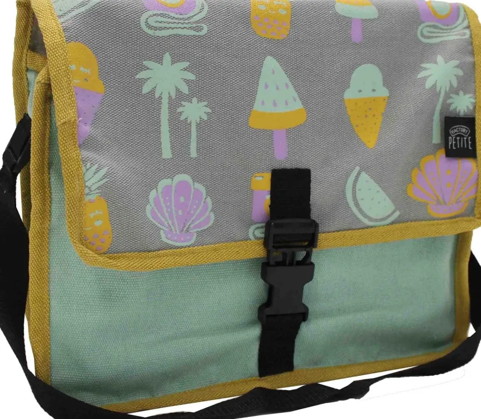 Factory Petite schoudertas Tropical Paradise groen 35 x 25 x 10 cm