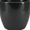 Floran bloempot Boule zwart D 8,5 H 6,5 cm