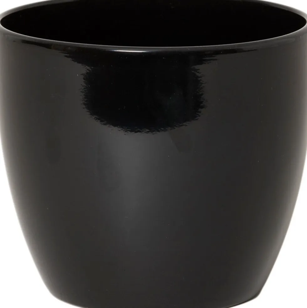 Floran pot Boule Ø11.5 h9.5cm zwart